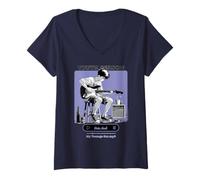 Womens Youth Season My Teenage Era Music Vibes V-Neck T-Shirt