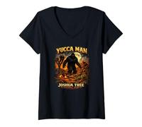 Women's Yucca Man Joshua Tree National Park V-Neck T-Shirt