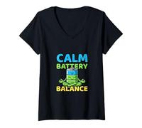 Women's Zen Energy Harmony Power Meditation V-Neck T-Shirt