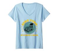 Womens zero turn lawn mower It's how I roll Lawn Mowing Gardening V-Neck T-Shirt