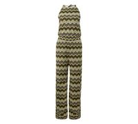 Womens Zigzag Pattern Mesh Jumpsuit COMMA Vert 44