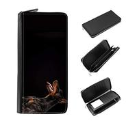 Women's Zip Around Wallet and Phone Clutch - RFID Blocking with Card Holder Organizer - Portrait of German Doberman Pinscher Dog