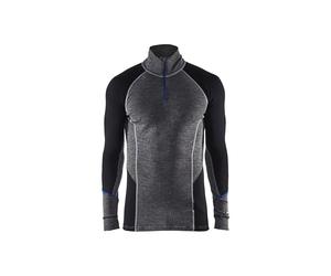 Women's zip-neck sweatshirt Blaklader Warm Gris 5XL