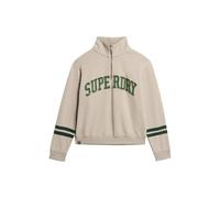Superdry Womens Athletic Essentials Applique Half Zip Sweatshirt