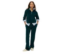 Women's zip-neck velvet sweatshirt Superdry Vert S