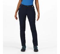 Women's zip-off hiking trousers Regatta Mountain Bleu 48