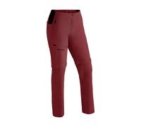 Women's Zip Pants Maier Sports Latit Vario Rouge 44