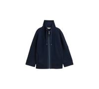 Women's Zip Scuba Fabric Sweatshirt Tom Tailor Bleu XL