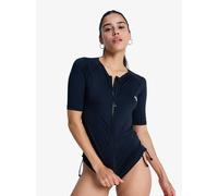 Women's Zip Surf T-shirt Roxy Essentials Bleu L