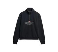 Superdry Athletic Essential Graphic Half Zip Sweatshirt Blue M Woman