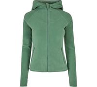 Urban Classics Polar Fleece Full Zip Sweatshirt Women Green 2XL