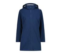 CMP Zip Hood Softshell Long Jacket Night Blue Women - M