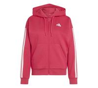 Women's zip-up hooded track jacket adidas Essentials 3-Stripes Rose XS