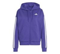 Women's zip-up hooded track jacket adidas Essentials 3-Stripes Violet S