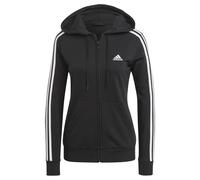Women's zip-up hoodie adidas Essentials French Terry 3-Bandes 2XS