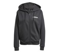 Adidas Essentials Linear French Terry Full Zip Sweatshirt Black XS Woman