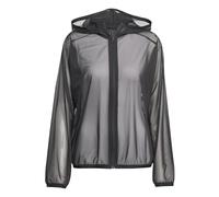 adidas Women's SOFT LUX MESH FULL-ZIP HOODIE, black, XL