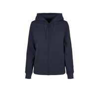 Build Your Brand Basic Full Zip Sweatshirt Blue 5XL Woman