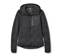 Women's zip-up hoodie fleece Rab Ascendor Light Noir S