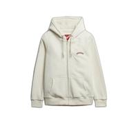 Women's zip-up hoodie Superdry Borg Blanc S