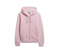 Superdry Essential Logo Full Zip Sweatshirt Pink 2XS Woman