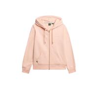 Superdry Essential Logo Full Zip Sweatshirt Pink XS Woman