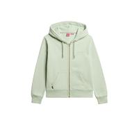 Superdry Essential Logo Full Zip Sweatshirt Green XL Woman