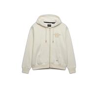 Women's zip-up hoodie Superdry Luxe Blanc S