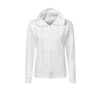 Women's zip-up hoodie Tee Jays Blanc L