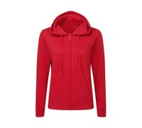 Women's zip-up hoodie Tee Jays Rouge XS