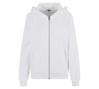 Women's zip-up hoodie Urban Classics Blanc XL