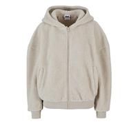 Women's zip-up hoodie Urban Classics Oversize Sherpa Beige 4XL