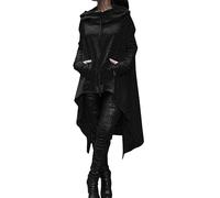 Womens Zip up Hoodie,Womens Hoodies Asymmetric Blouse Thumb Holes Long Sleeve Pullover Lightweight Sweatshirts Comfort Knit Lounge Plain Office Jumper Sweatshirt Plus Size Baggy Yoga Trendy Tops Black