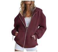 Women's Zip Up Hoodies Oversized Thin Lightweight Hooded Jackets Casual Long Sleeve Sweatshirts with Pockets Loose Y2K Hooded Coats Outfits