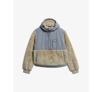 Women's zip-up hybrid jacket Superdry Beige L