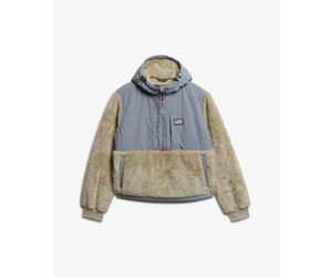 Women's zip-up hybrid jacket Superdry Beige XL