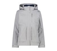Women's zip-up puffer jacket with removable hood CMP Blanc 2XL