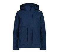 Women's zip-up puffer jacket with removable hood CMP Bleu 2XS