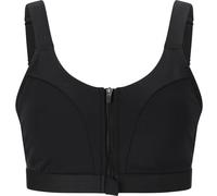 Women's zip-up sports bra Endurance Crystale Noir XS