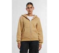 Urban Classics Bonded Sherpa Full Zip Sweatshirt Beige M Woman