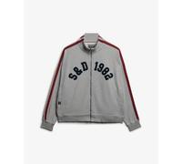 Women's zip-up track jacket with appliqué pattern Superdry Athletic Essentials Gris XS