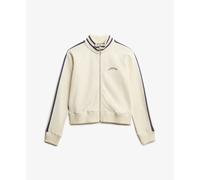 Superdry Essential Logo Track Full Zip Sweatshirt White S Woman