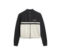 Women's zip-up training jacket Superdry Athletic Essentials Noir M