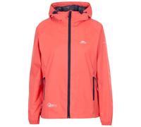 Women's zip-up waterproof hooded jacket Trespass Qikpac Orange XL