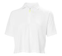 Women's zipped crop polo Helly Hansen Inshore Blanc XL