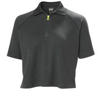 Women's zipped crop polo Helly Hansen Inshore Gris XS