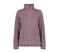 Women's zipped fleece CMP Zig-Zag Pattern Marron 2XS