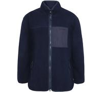 Women's zipped fleece KnowledgeCotton Apparel Loose GRS/Vegan Noir L