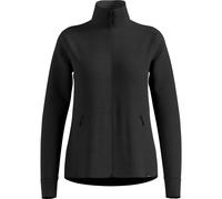 Odlo - Zip-up fleece - Mid Layer Full Zip Essential Grid Fleece W Black Melange for Women - Size M Black M