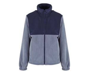 Women's zipped fleece Urban Classics Bleu M
